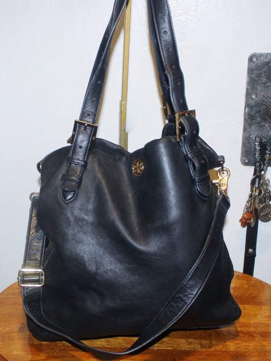 Tory Burch Handbags - Great Condition TORY BURCH Slouchy Leather 2 Way Shoulder Bag Hobo Tote